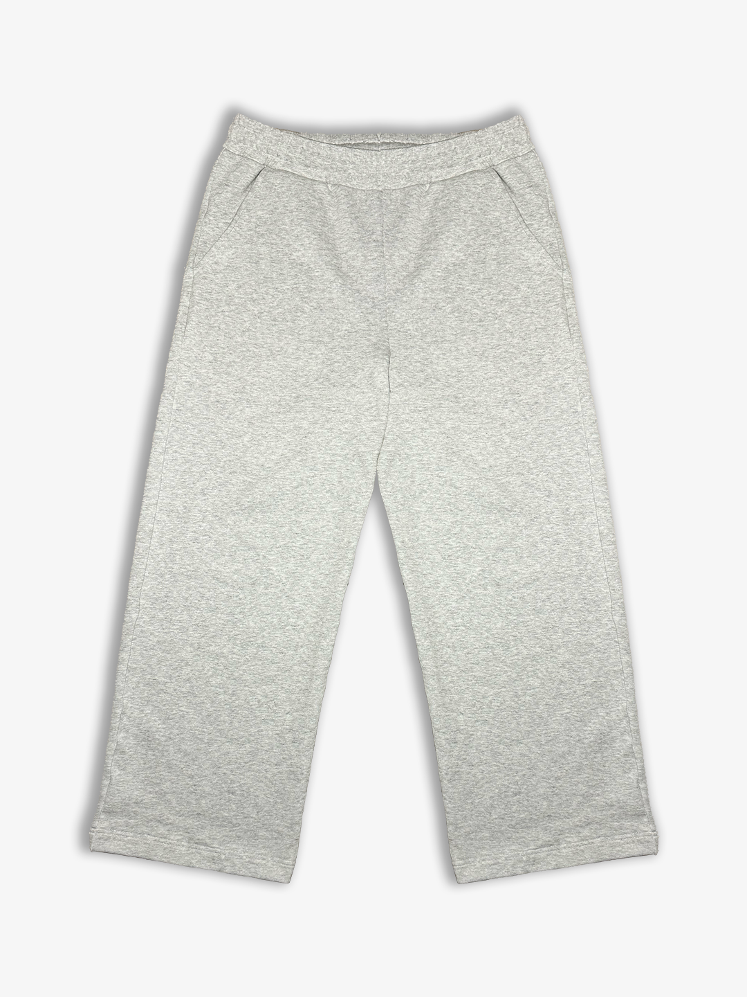 ultra wide sweatskis - Heather Gray